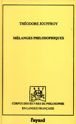 Mélanges philosophiques, 1833-1842 (9782213597492-front-cover)