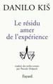 Le Résidu amer de l'expérience (9782213592671-front-cover)