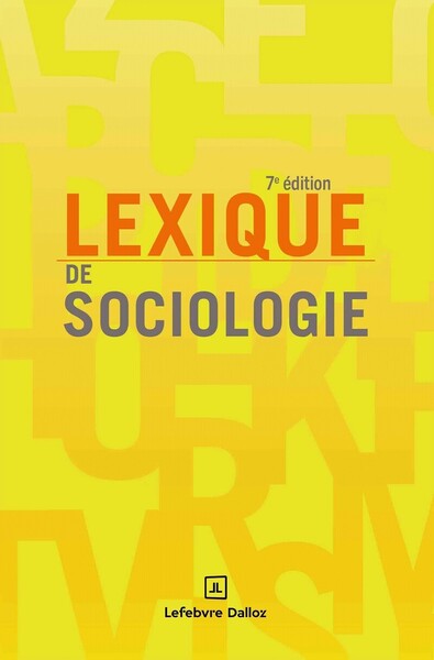 Lexique de sociologie. 7e éd. (9782247241064-front-cover)