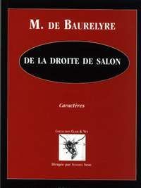 De la Droite de Salon (9782911803239-front-cover)