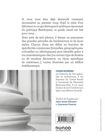 Les styles en architecture, Guide visuel (9782100866830-back-cover)