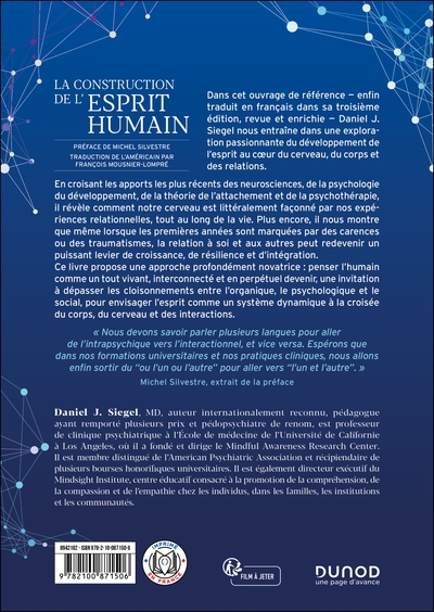La construction de l'esprit humain, Comment les relations interpersonnelles et le cerveau interagissent  pour nous façonner (9782100871506-back-cover)