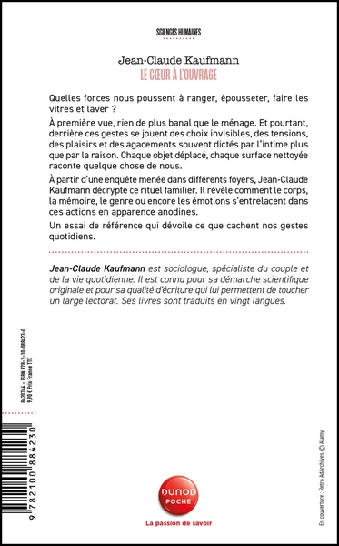 Le Coeur à l'ouvrage, Théorie de l'action ménagère (9782100884230-back-cover)