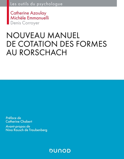 Nouveau manuel de cotation des formes au Rorschach (9782100808182-front-cover)