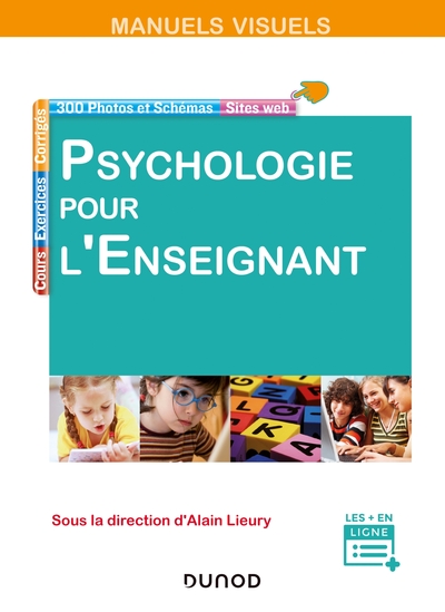 Manuel visuel - Psychologie pour l'enseignant (9782100815319-front-cover)