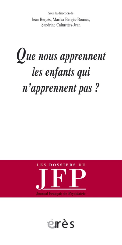 QUE NOUS APPRENNENT LES ENFANTS QUI N'APPRENNENT PAS ? (9782749201245-front-cover)