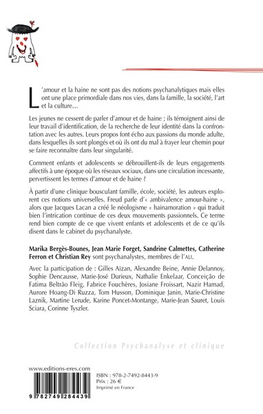 Amour et haine, Qu'en disent les enfants et les adolescents ? (9782749284439-back-cover)