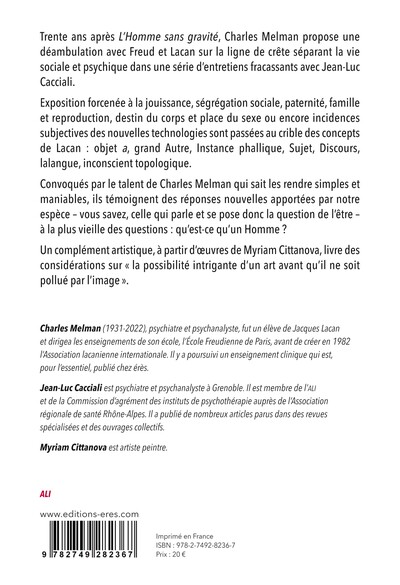 Flâneries avec Lacan, Dans l'atmosphère polluée des esprits et de la ville (9782749282367-back-cover)