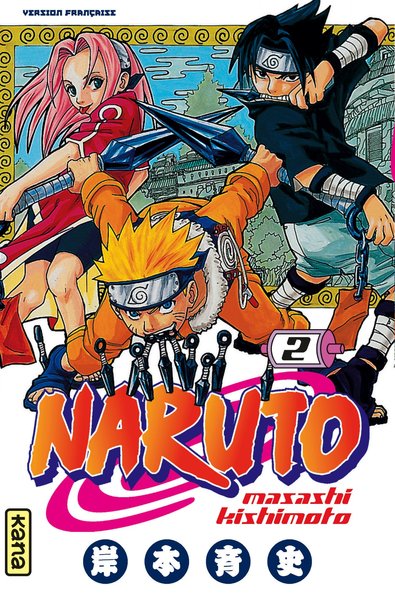 Naruto - Tome 2 avec Sticker euro (9782871294177-front-cover)