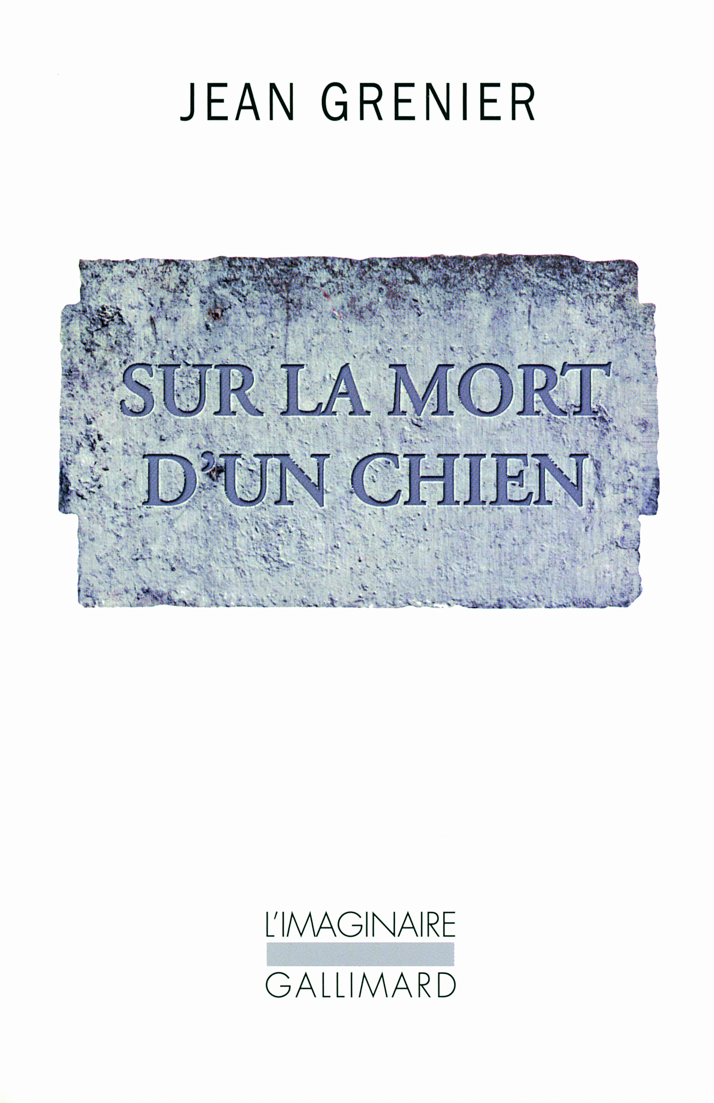 Sur la mort d'un chien (9782070132454-front-cover)