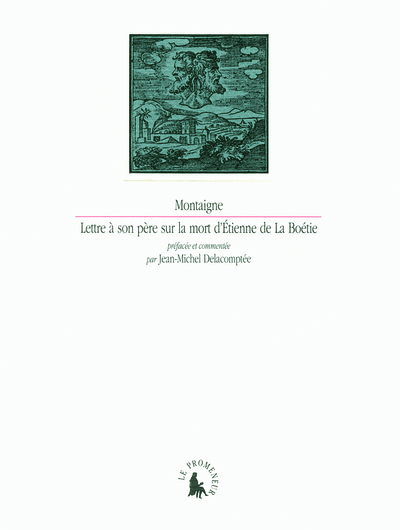 Lettre à son père sur la mort d'Étienne de La Boétie (9782070137992-front-cover)
