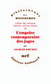 L'emprise contemporaine des juges (9782070124985-front-cover)