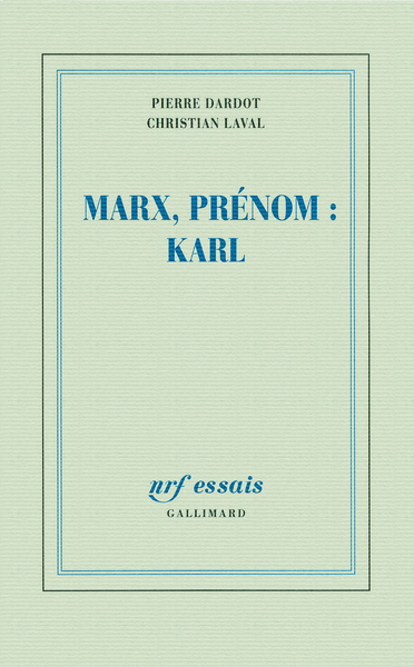 Marx, prénom : Karl (9782070122646-front-cover)