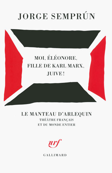 Moi, Éléonore, fille de Karl Marx, juive !, Pièce en trois actes (9782070146703-front-cover)