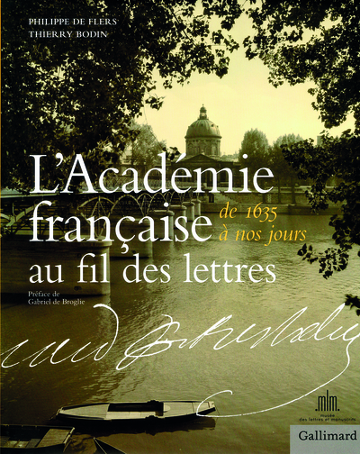 L'Académie française au fil des lettres (9782070129997-front-cover)