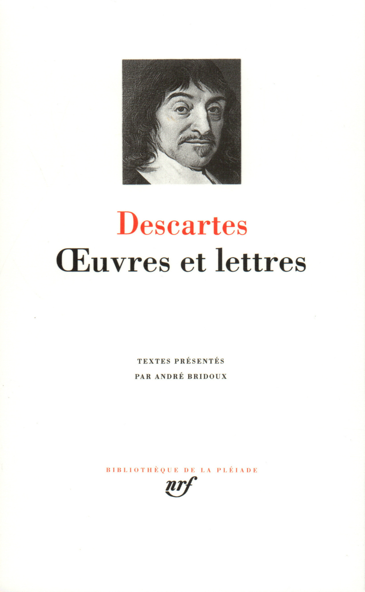 Œuvres et lettres (9782070101665-front-cover)