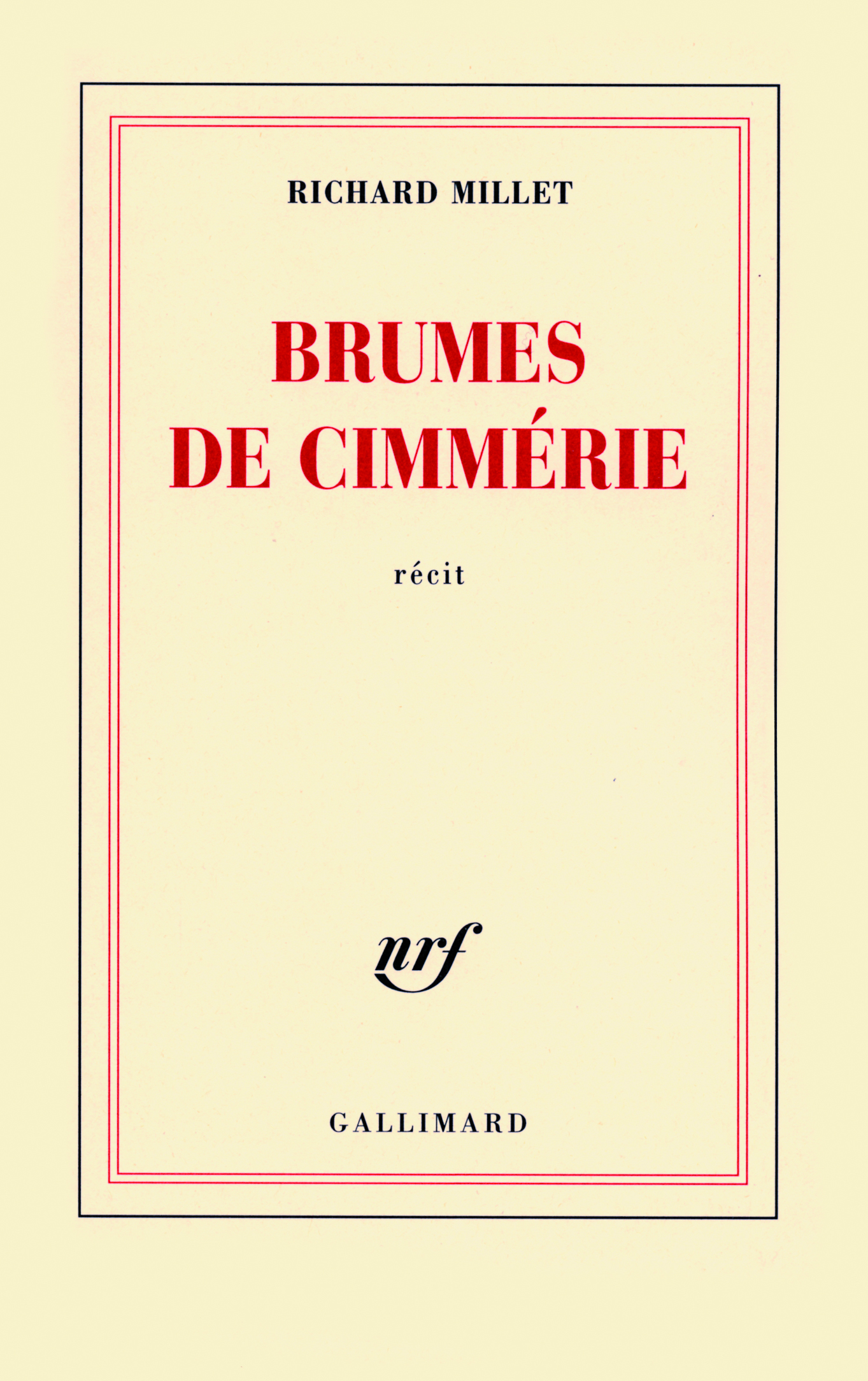 Brumes de Cimmérie (9782070128105-front-cover)