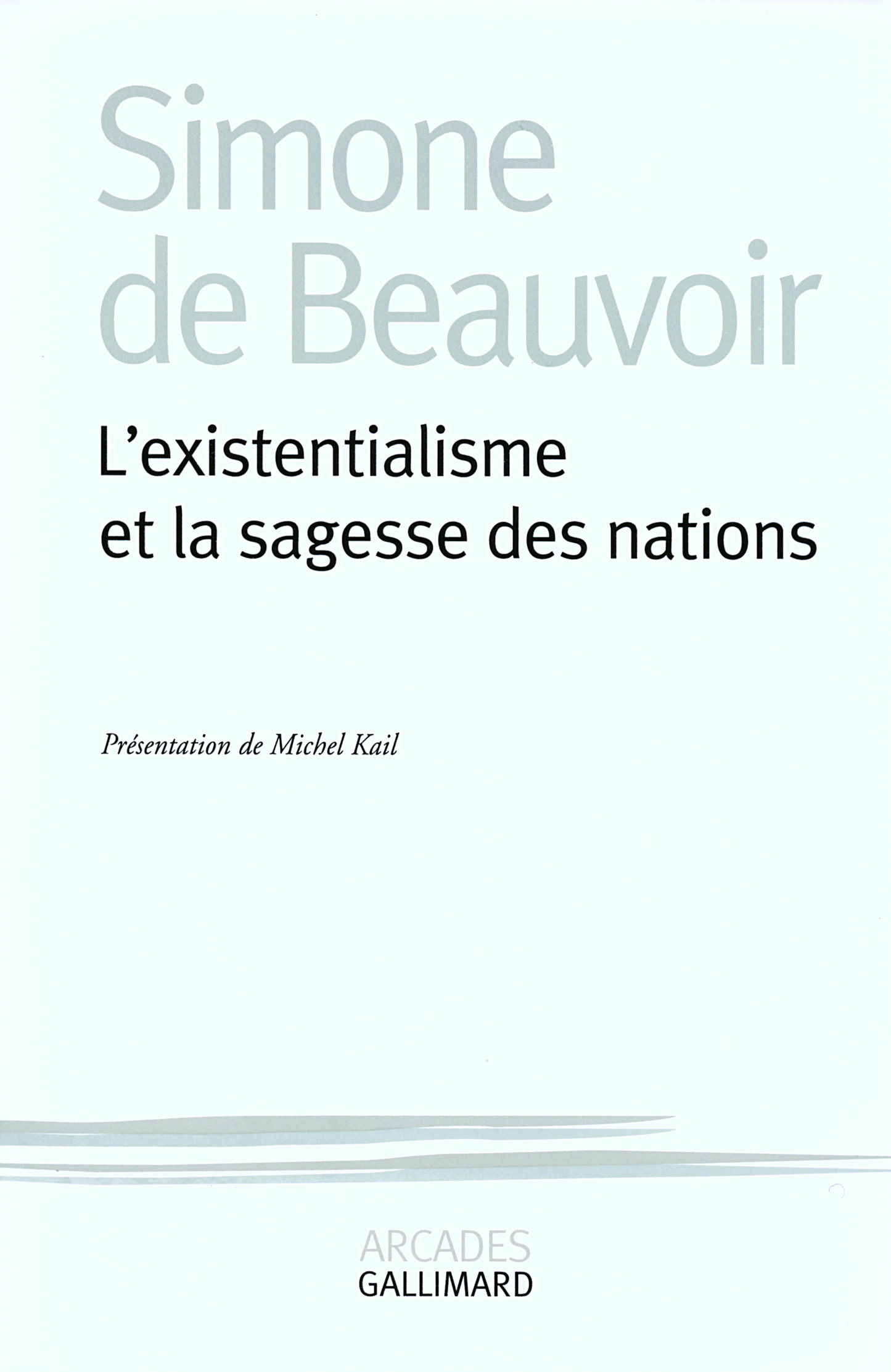 L'existentialisme et la sagesse des nations (9782070119318-front-cover)