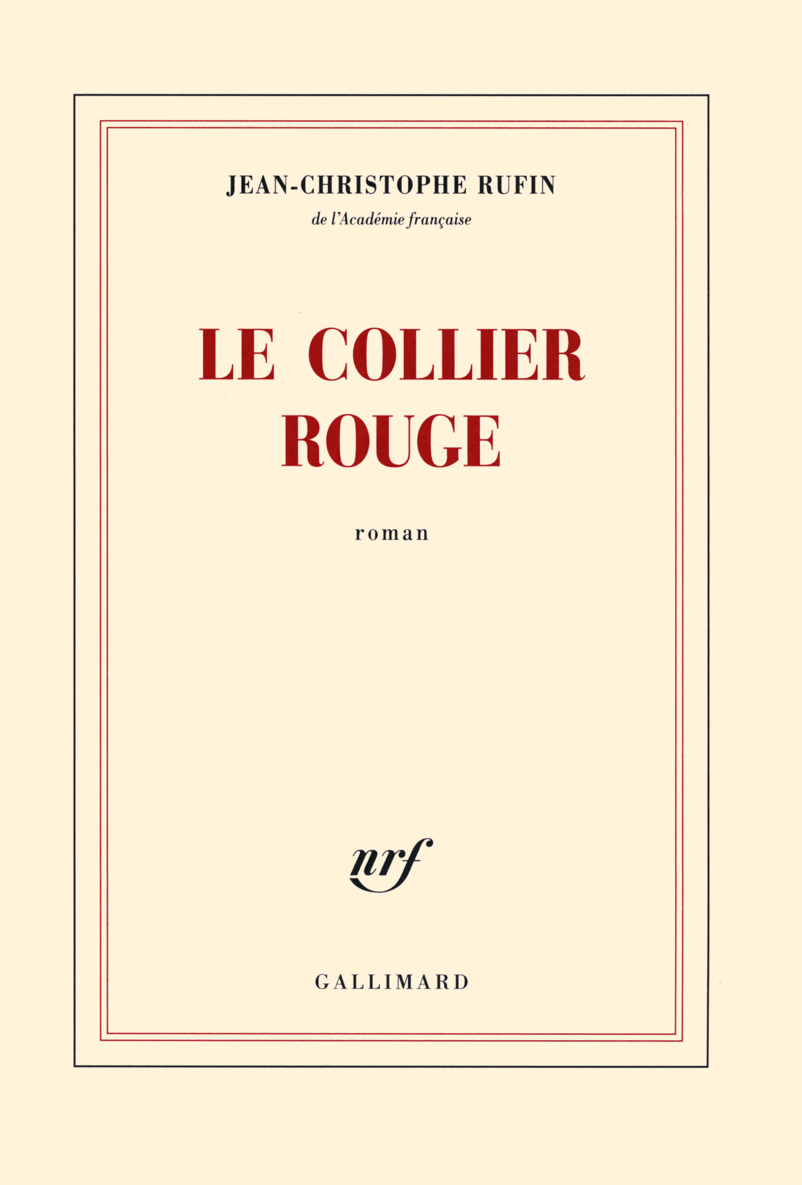 Le collier rouge (9782070137978-front-cover)