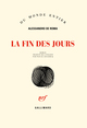 La fin des jours (9782070126019-front-cover)