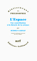 L'Espace, Une contribution à la théorie de la science (9782070128082-front-cover)