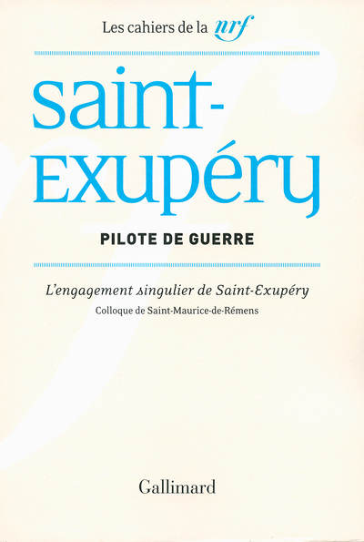 Pilote de guerre, L'engagement singulier de Saint-Exupéry (9782070140787-front-cover)