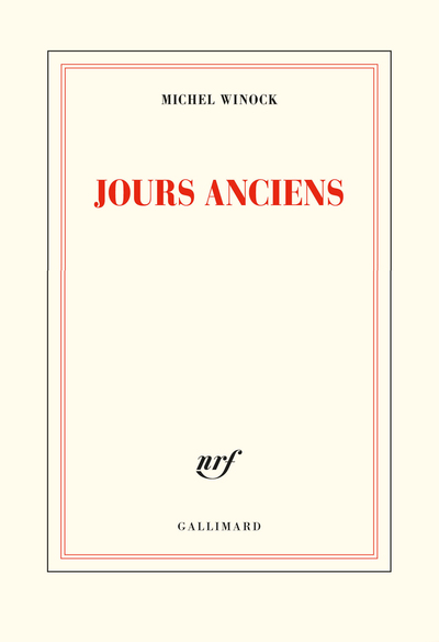 Jours anciens (9782070140732-front-cover)
