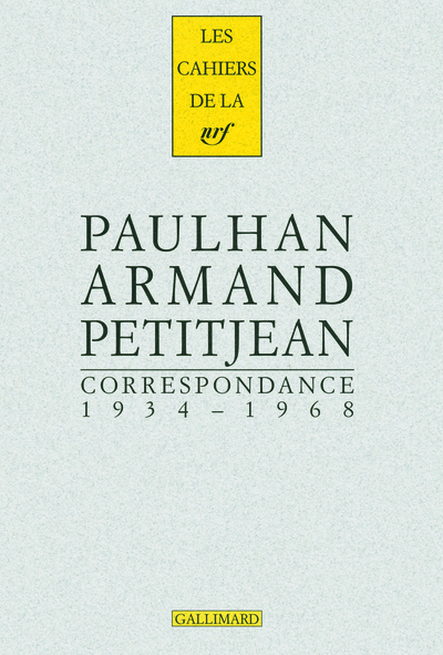 Correspondance, (1934-1968) (9782070131778-front-cover)