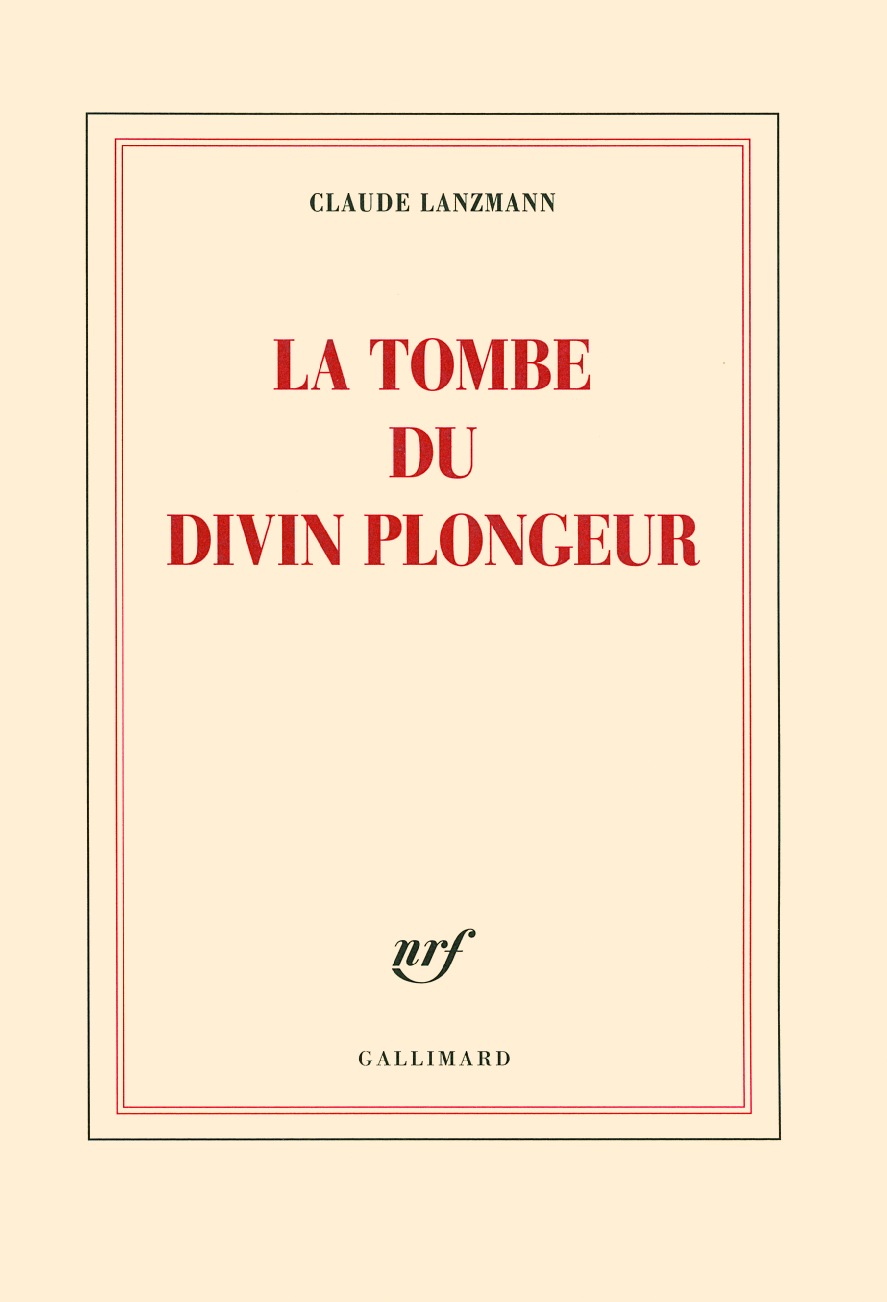 La Tombe du divin plongeur (9782070134410-front-cover)