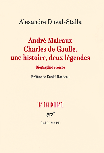 André Malraux, Charles de Gaulle, une histoire, deux légendes biographie croisée, BIOGRAPHIE CROISEE (9782070119233-front-cover)