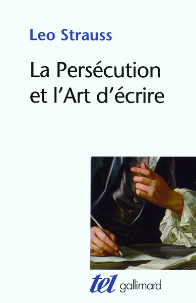 La Persécution et l'Art d'écrire (9782070124008-front-cover)