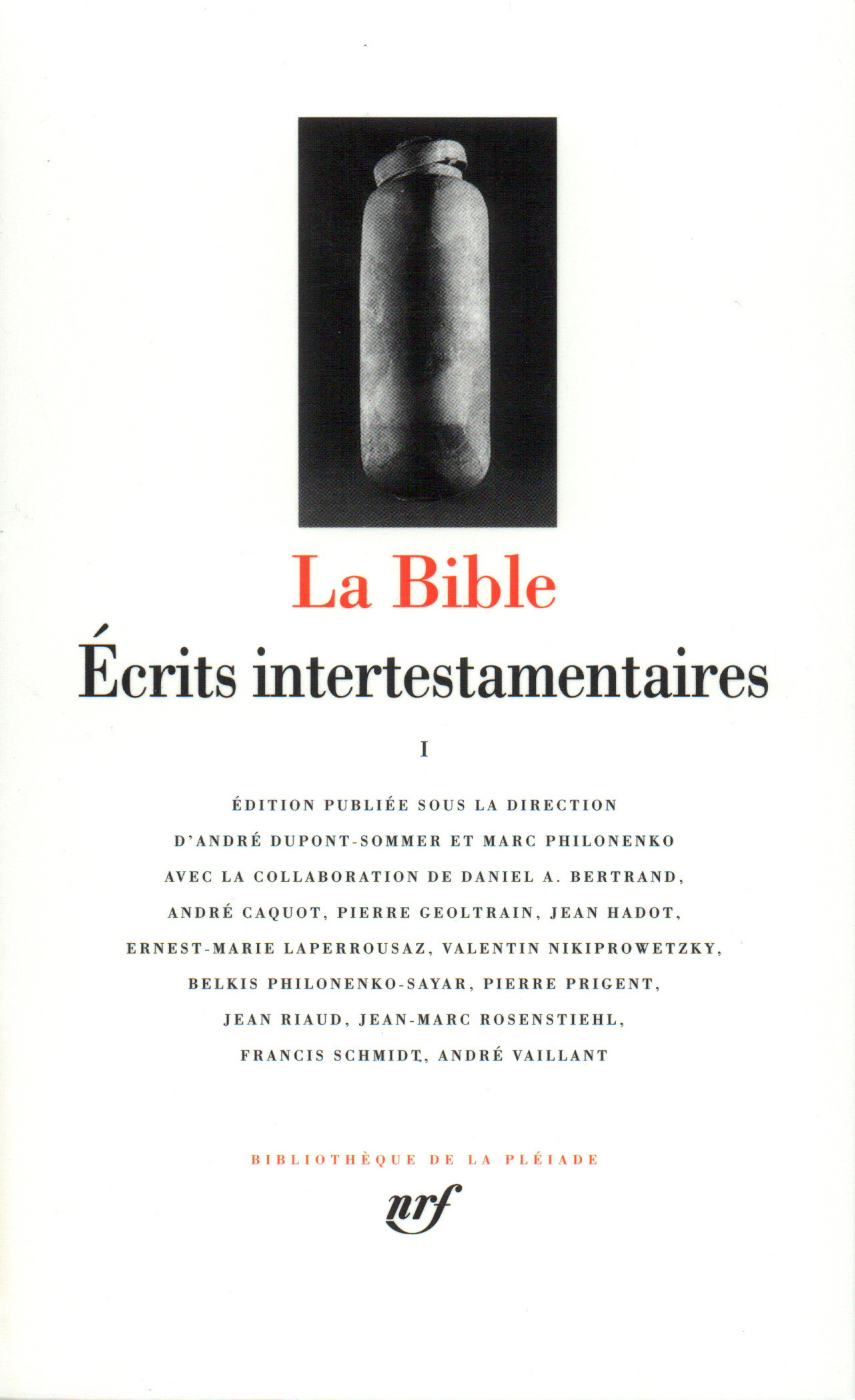 La Bible, Écrits intertestamentaires (9782070111169-front-cover)