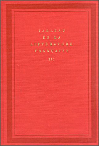 Tableau de la littérature française (9782070108084-front-cover)