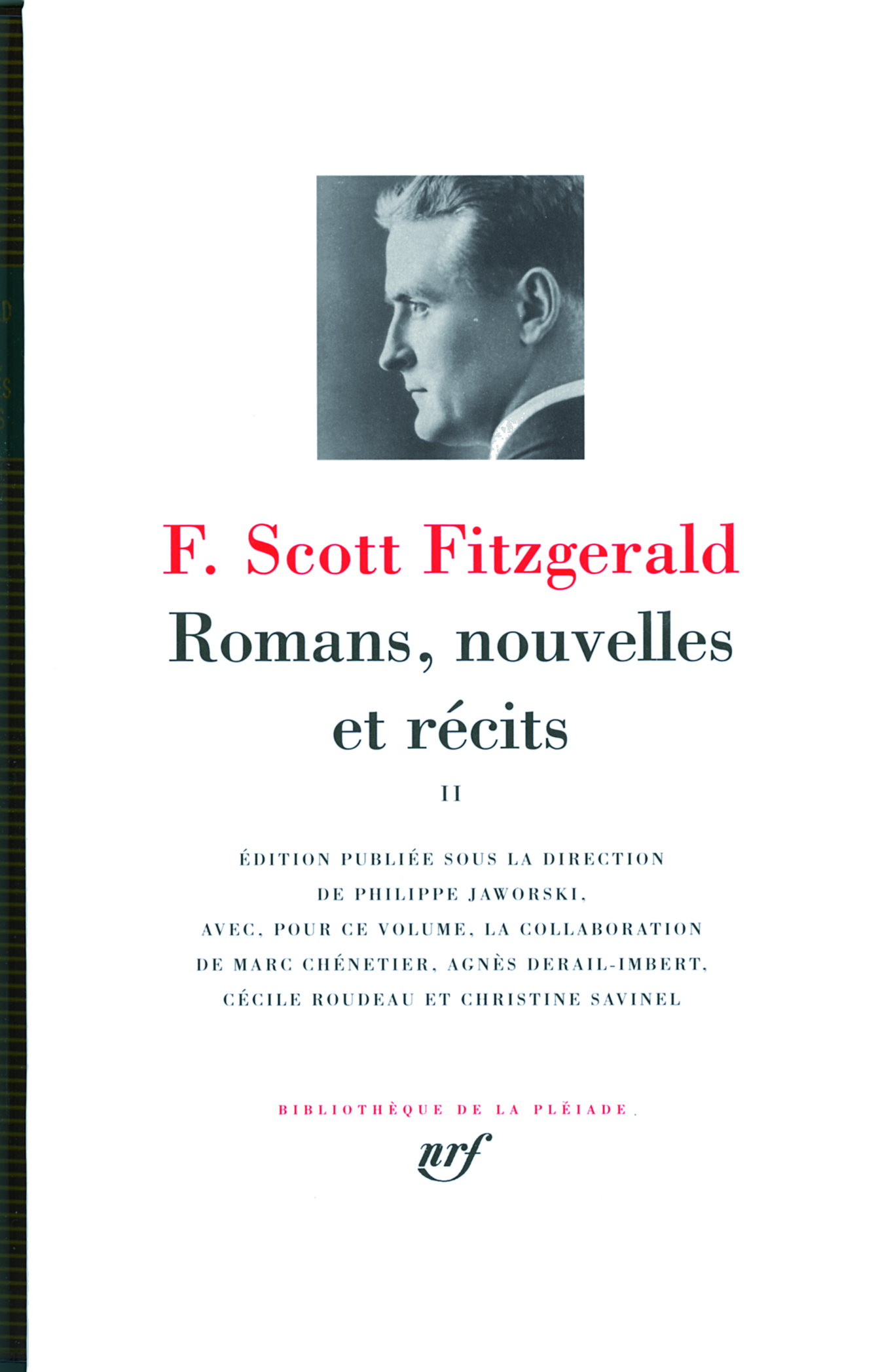 Romans, nouvelles et récits (9782070137466-front-cover)