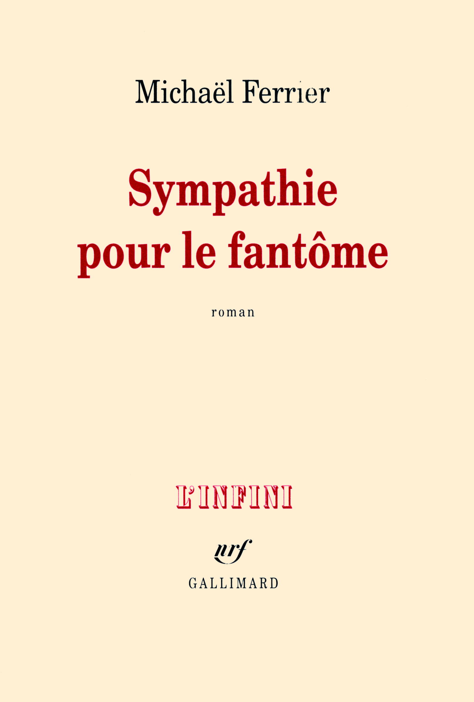 Sympathie pour le fantôme (9782070130047-front-cover)