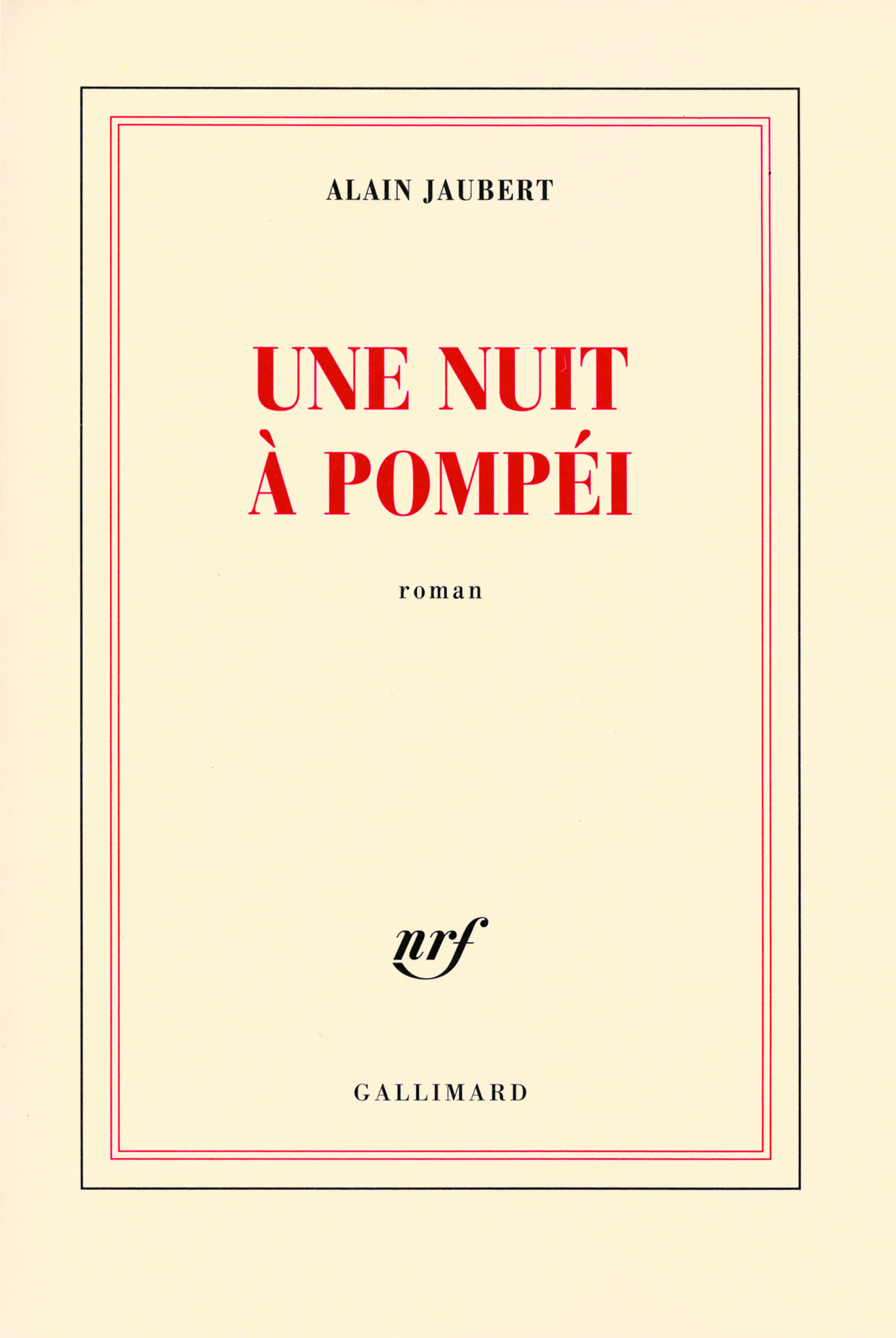 Une nuit à Pompéi (9782070122936-front-cover)