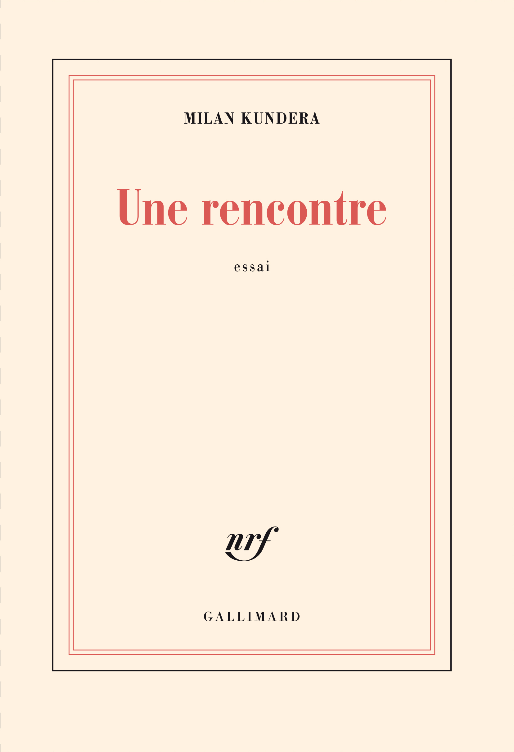 Une rencontre (9782070122844-front-cover)