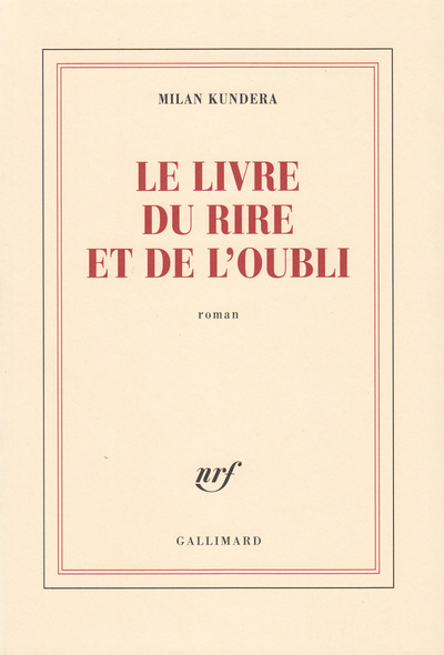 Le livre du rire et de l'oubli (9782070126484-front-cover)