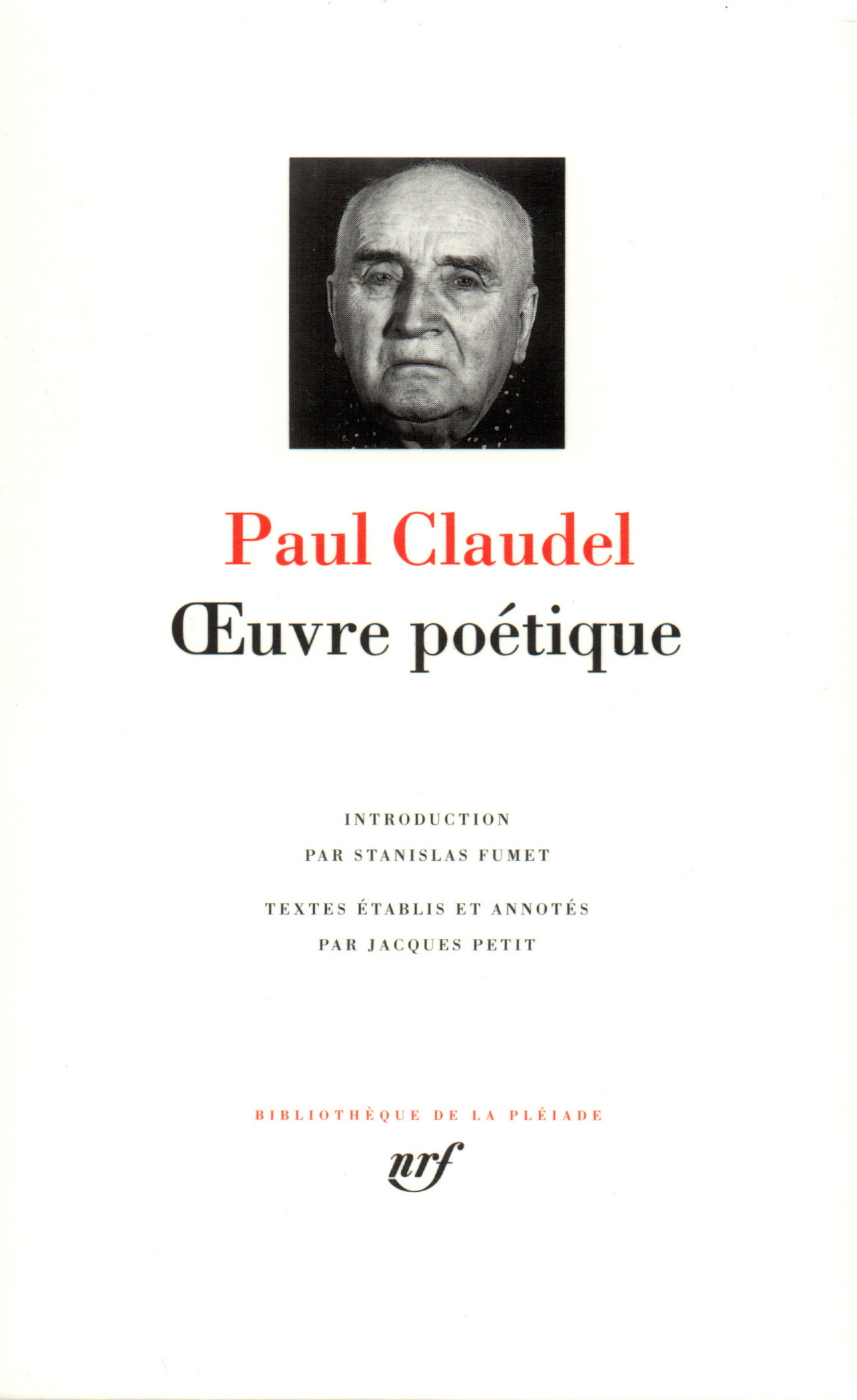 Œuvre poétique (9782070101436-front-cover)