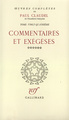 Œuvres complètes, Commentaires et exégèses, VI (9782070164189-front-cover)