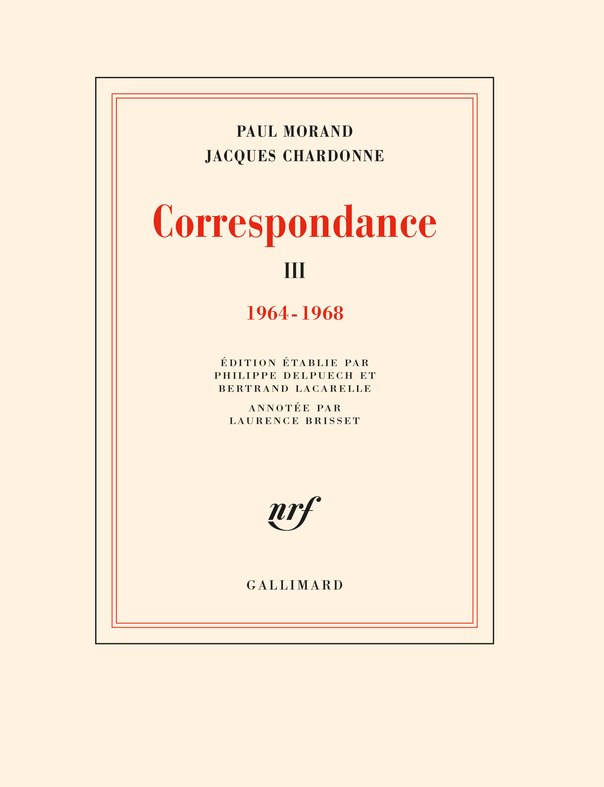 Correspondance, 1964-1968 (9782070145584-front-cover)