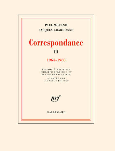Correspondance, 1964-1968 (9782070145584-front-cover)