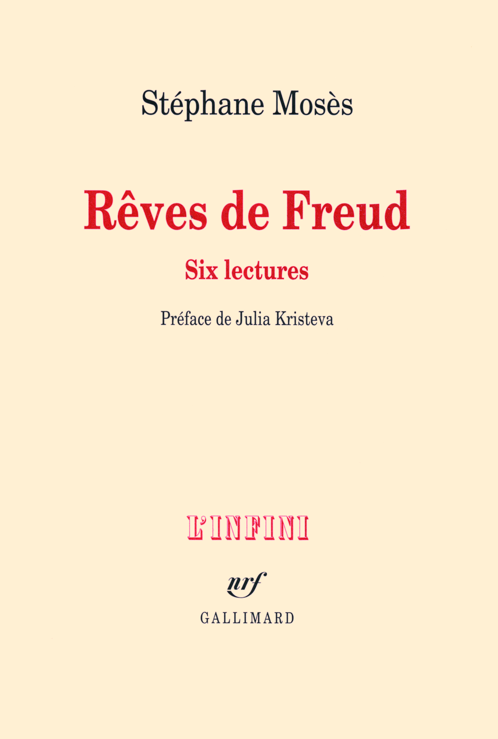 Rêves de Freud, Six lectures (9782070133307-front-cover)