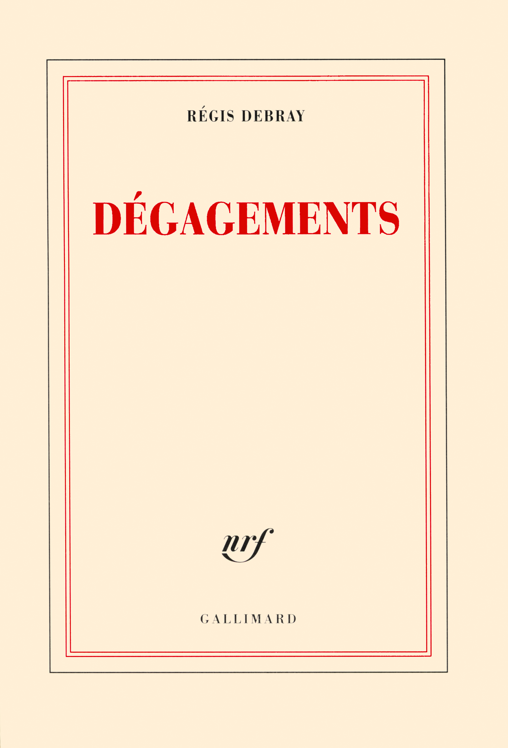 Dégagements (9782070128402-front-cover)