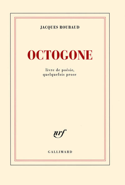 Octogone, Livre de poésie, quelquefois prose (9782070143993-front-cover)