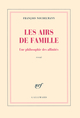 Les airs de famille, Une philosophie des affinités (9782070135769-front-cover)