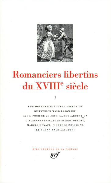 Romanciers libertins du XVIIIᵉ siècle (9782070113293-front-cover)