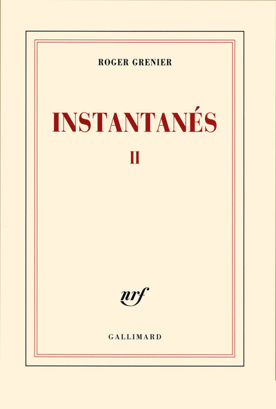 Instantanés II (9782070144280-front-cover)