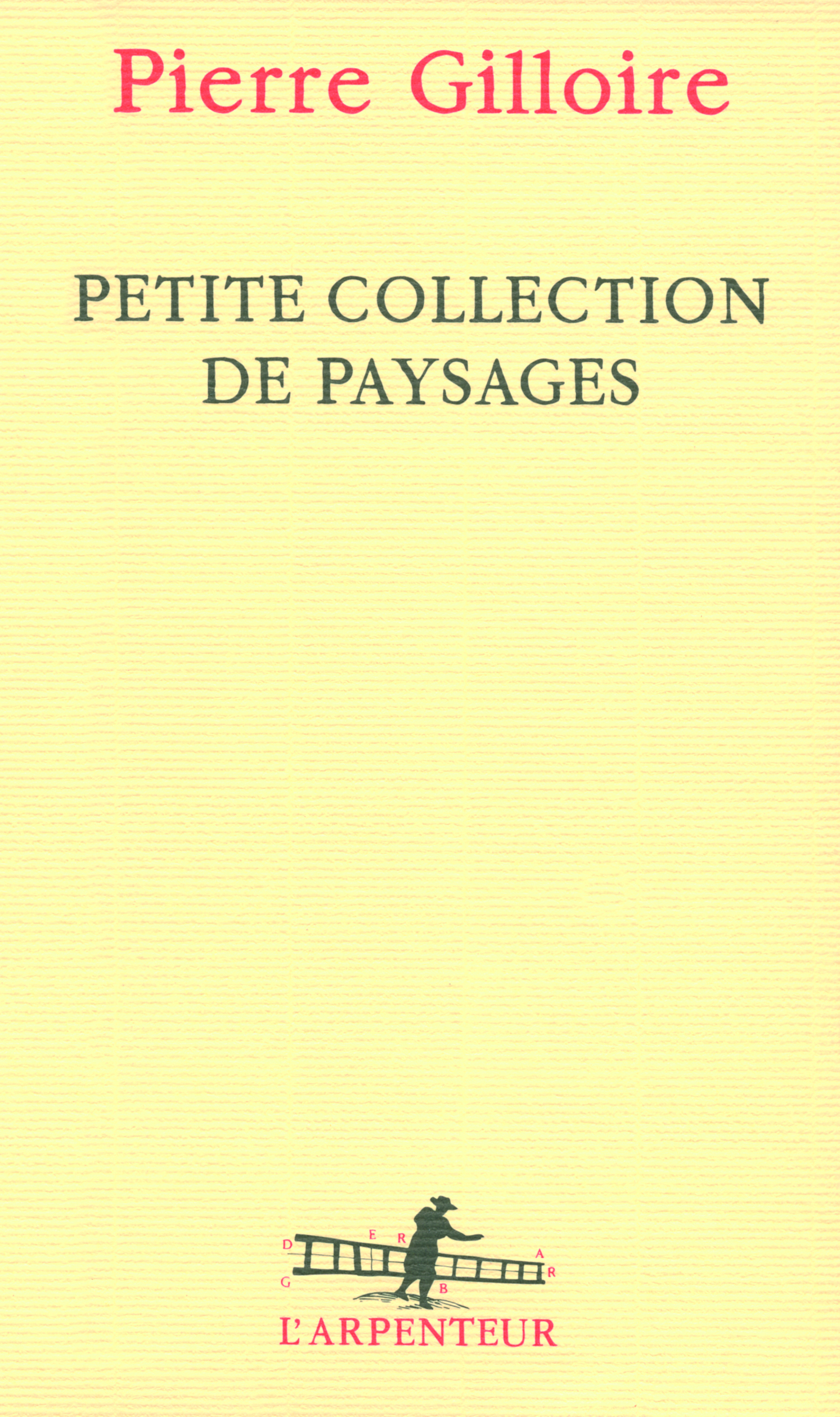 Petite collection de paysages (9782070124893-front-cover)