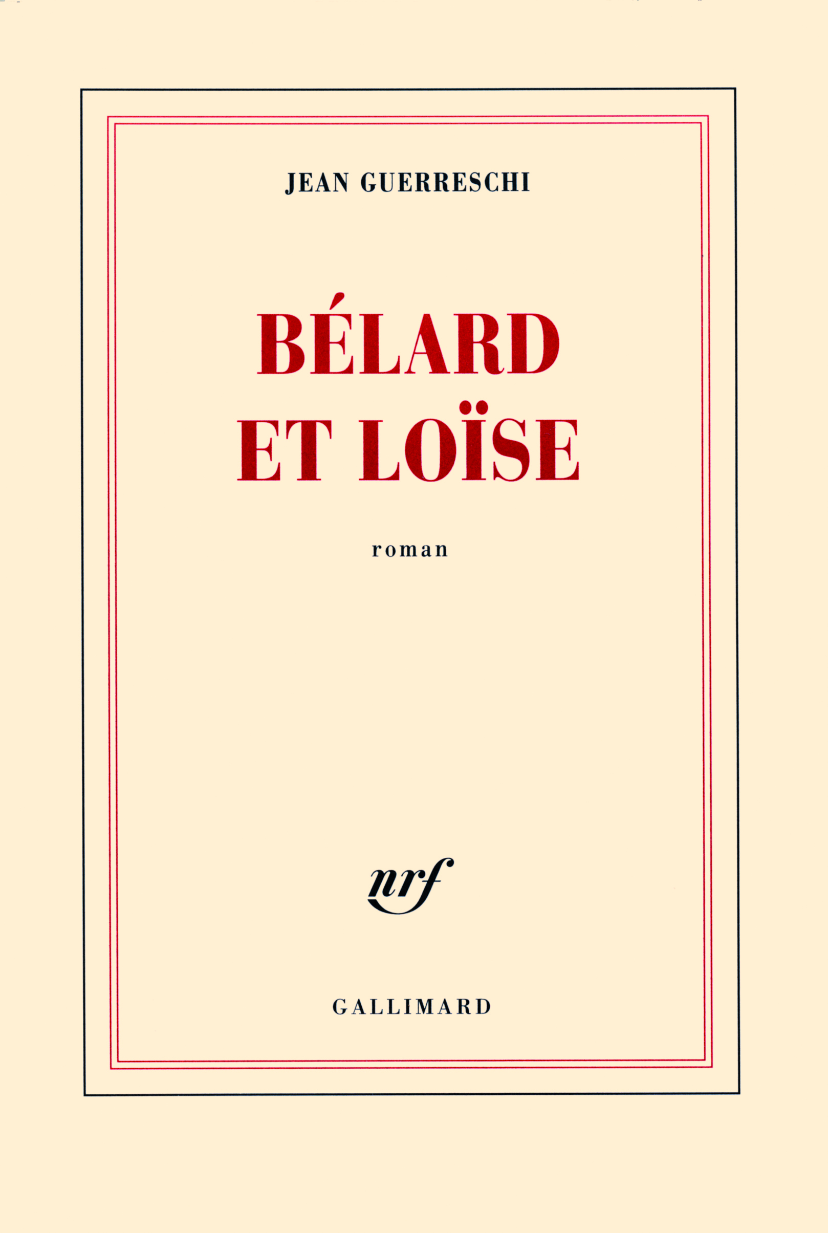 Bélard et Loïse (9782070130290-front-cover)